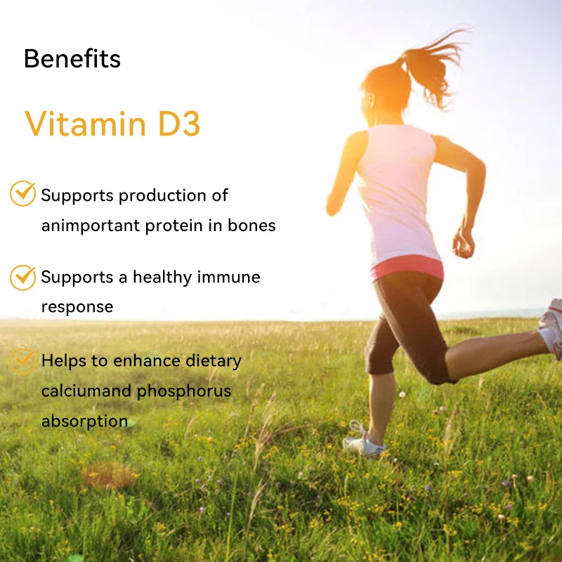 EU STOCK BULK JHD cGMP factory vitamin d3 softgel 1000IU vitamin d3 soft capsules with safflower oil