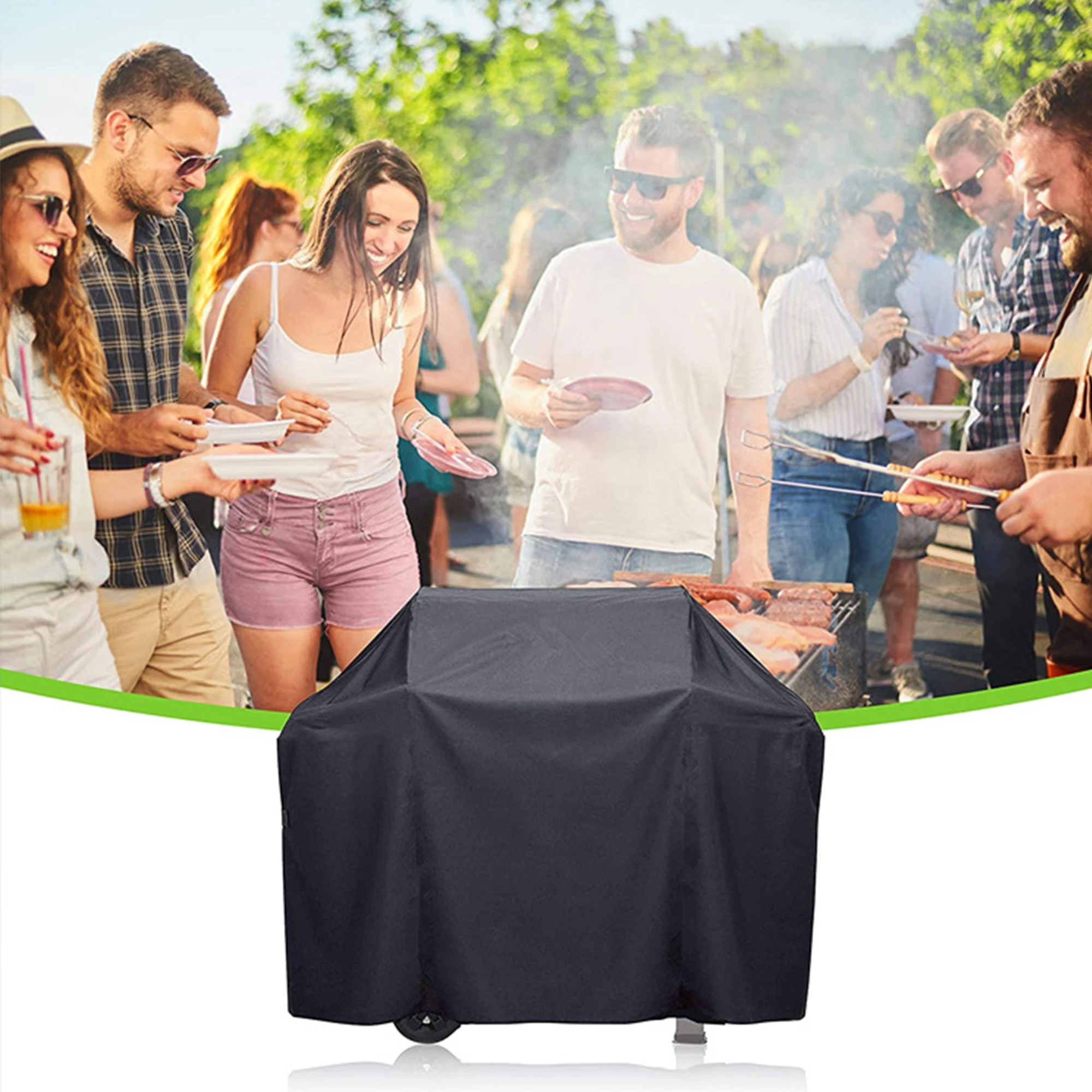 Waterproof 4 adjustable vent charcoal bbq grills with Side Shelf and Hook For Portable courtyard charcoal oven