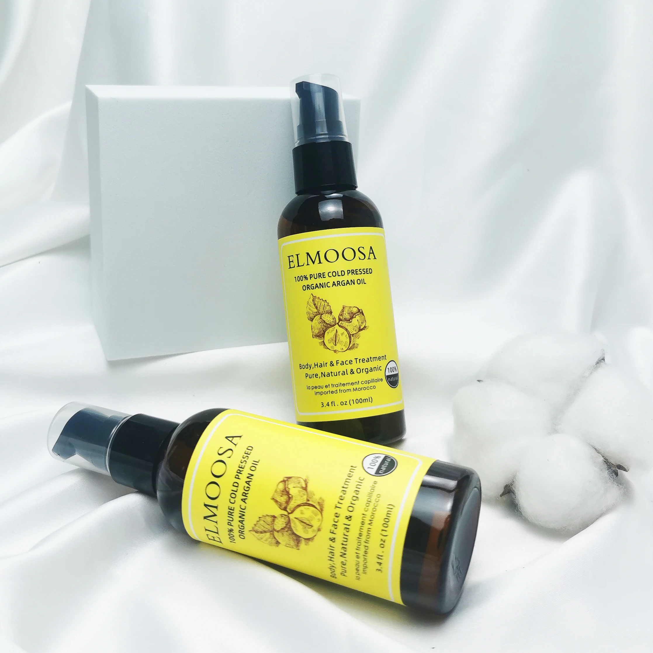 Moroccan Argan Body Oil Massage Meridian Scraping Oil 100 Ml Skin Care Product Moisturizing Yellow Shade Characteristic Flavor