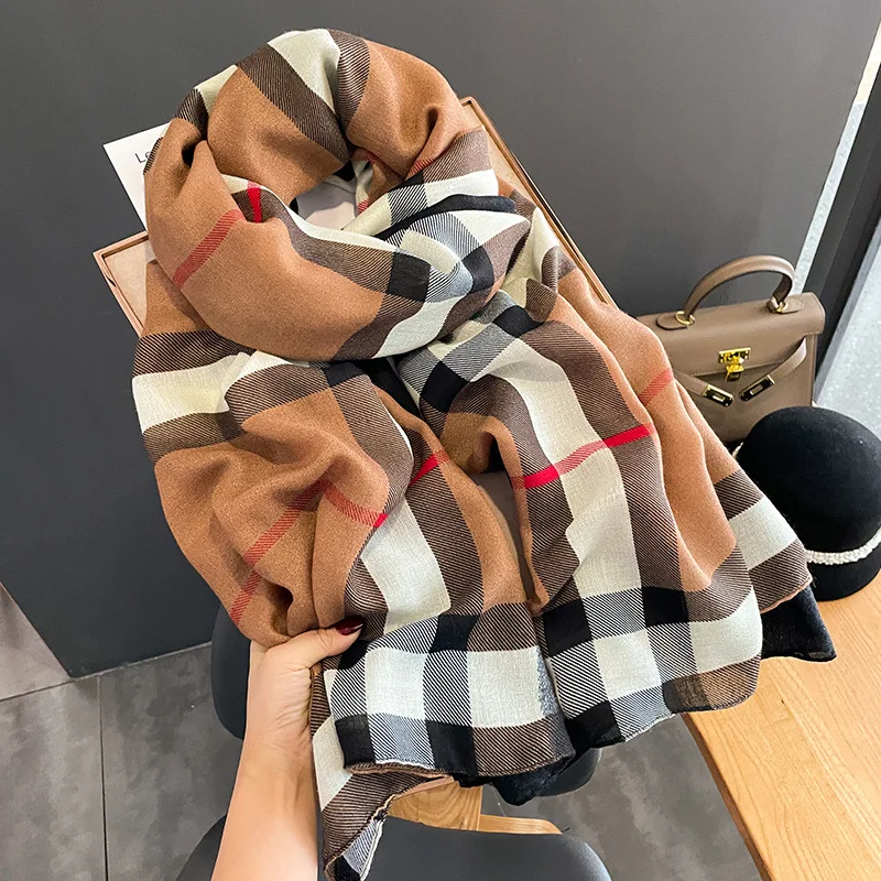 Hot Sale Winter Foulard Summer Beach Sun Cotton Scarf Women Shawl Dual Bandana Hijab Poncho Femme Brand Pashmina Scarves