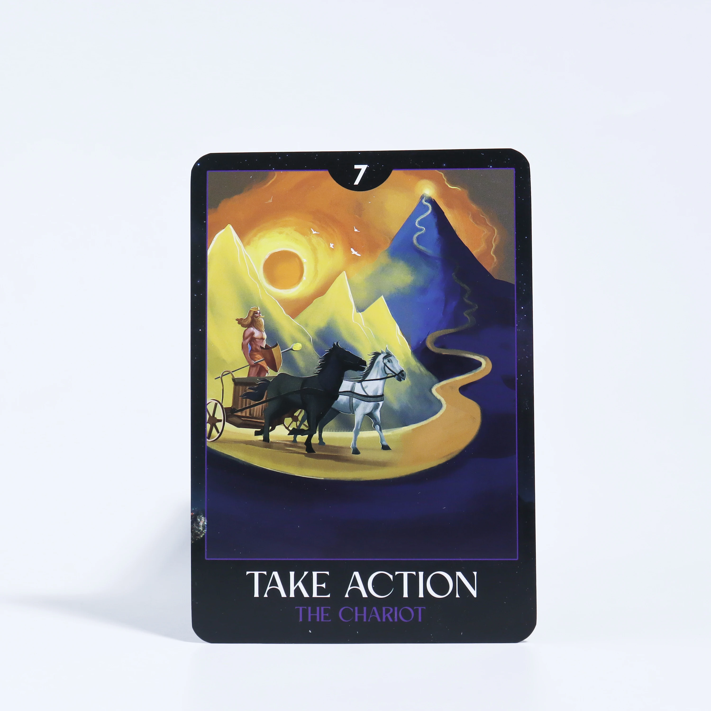 Custom Tarot Card Number Manufacture Printing Oracle Cards Black Girl Affirmation Cards