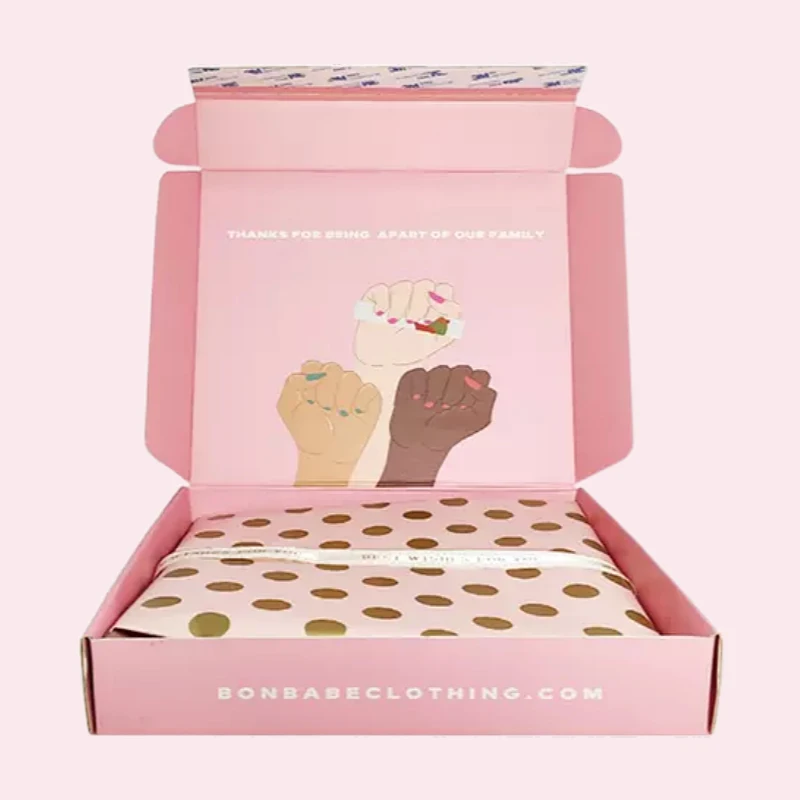 Good Serive China Suppliers Custom Package Baby Gift Box Baby Clothes Set Box With Window Small Packaging Boxes Clear Windows