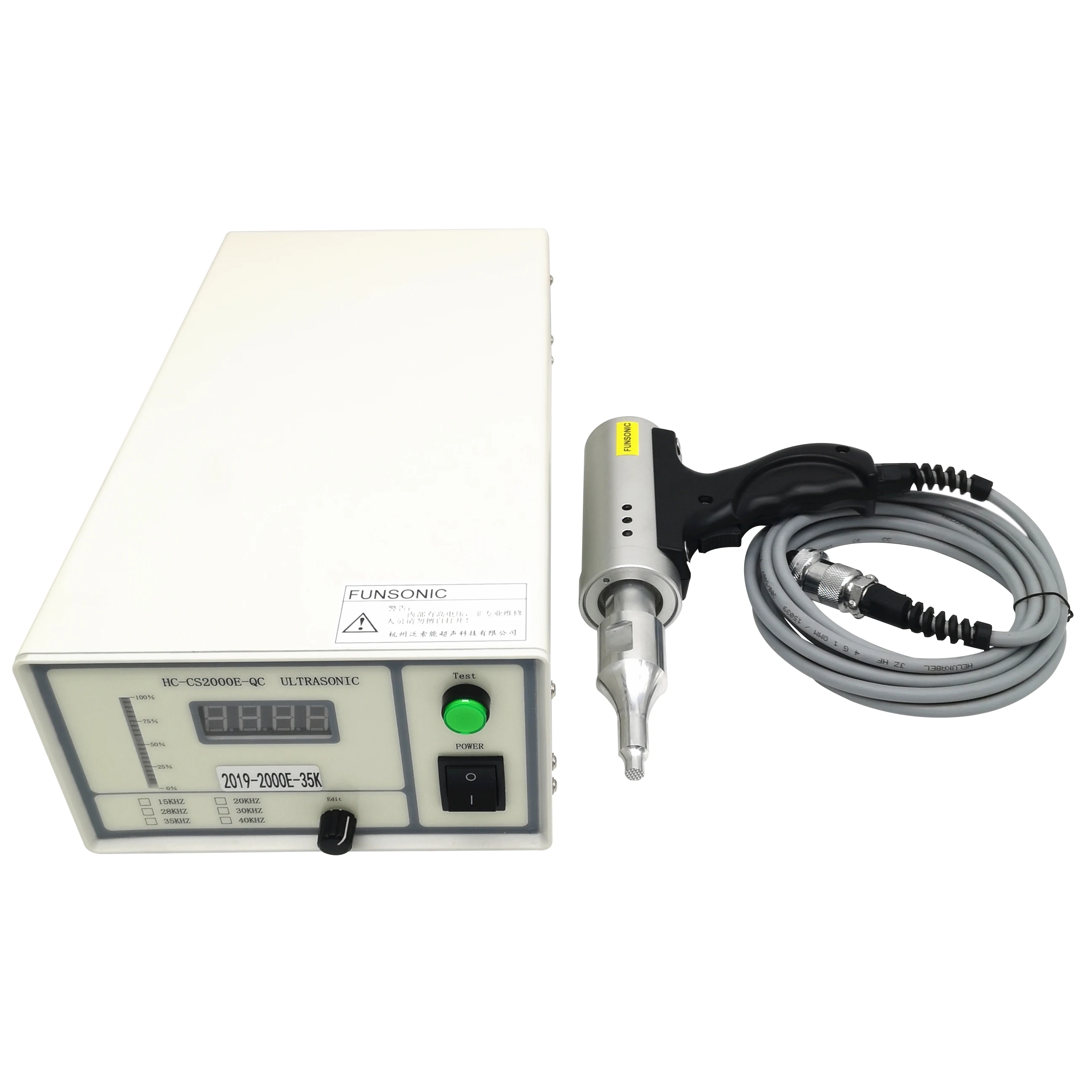 New high quality 35Khz ultrasonic plastic handheld spot welding machine plastic weld equipment