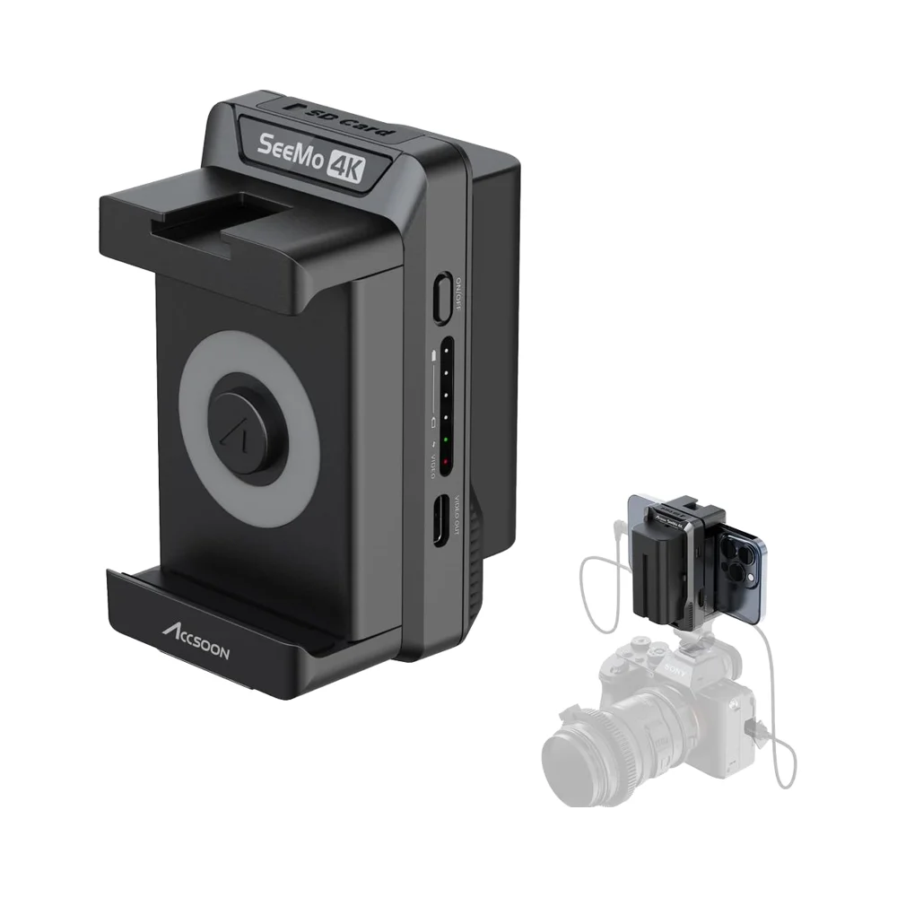 Accsoon SeeMo 4K (UIT03)  Monitor Compatibility iPho  ne/iPa d Video Transmission Transmitter Cameras H  DMI i  OS Video Capture