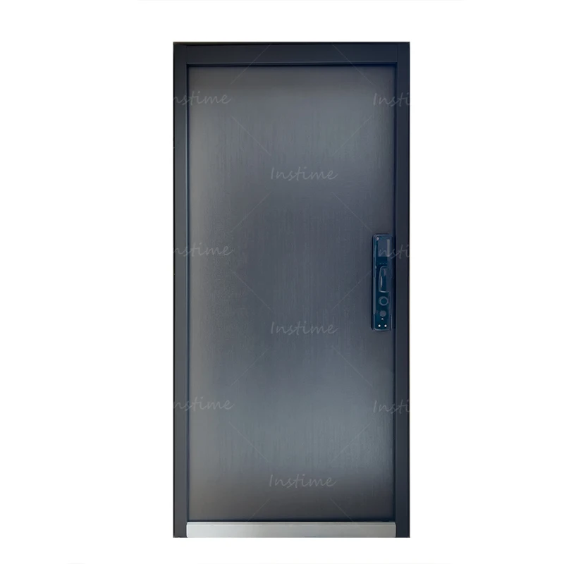 Instime Manufacture Exterior Security Steel Metal Safe Door Room Home Security steel Door Fireproof Soundproof Anti-Theft
