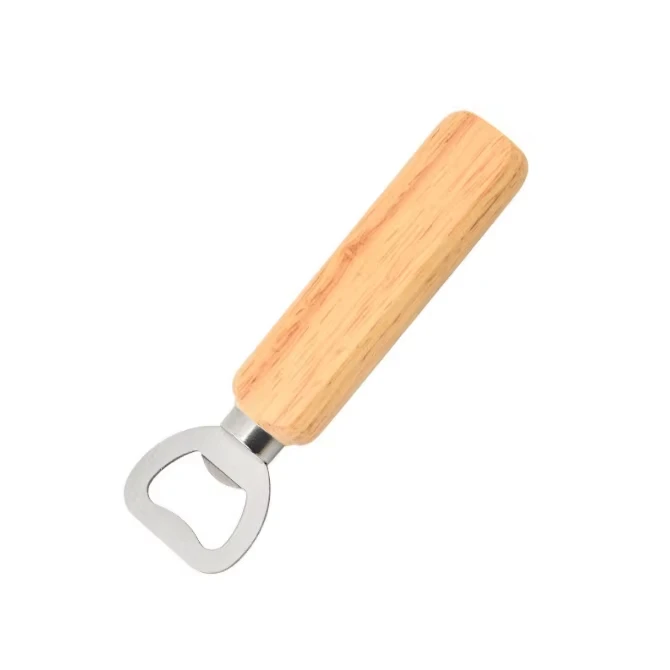Durable Wooden Beer Bottle Opener Wholesale Laser Metal Corkscrew & Opener