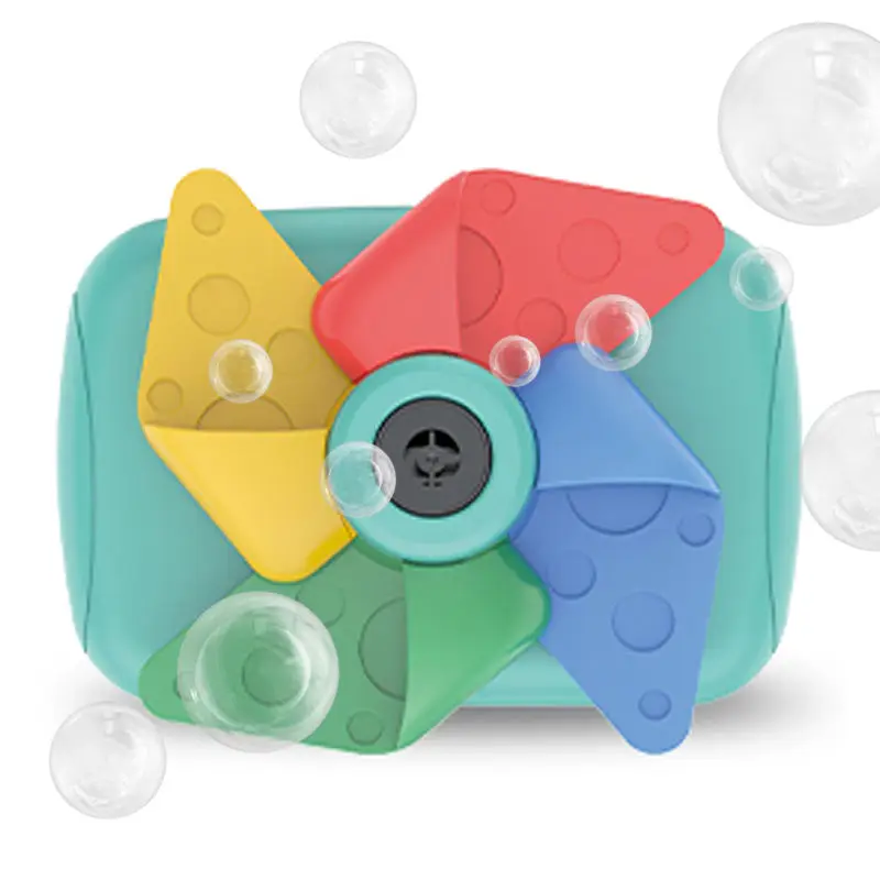 New Arrivals Windmill Bubble Camera Toys Leak-proof Liquid Bubble Maker Machine Children Summer Outdoor Soap Water Toys