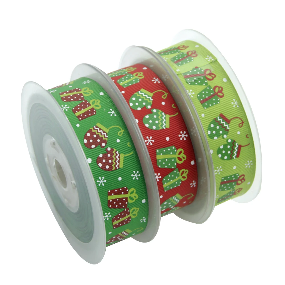 
Personalized Design Your Own Ribbon Print 1 Inch Christmas Printed Grosgrain Ribbon 