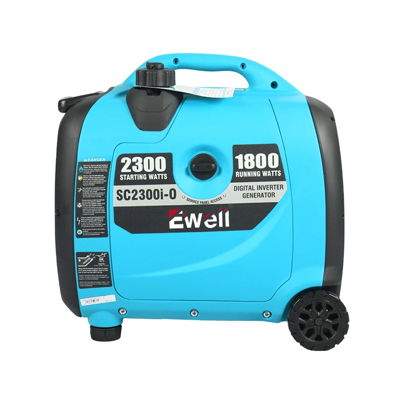 Ewell Portable Super Efficient Quiet Inverter 3kw Silent Power Gasoline Generator 1800W inverter generator For Camp