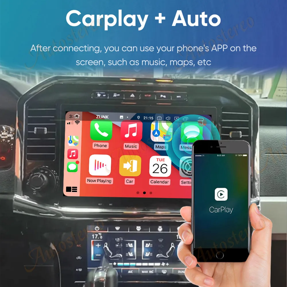 13 3 + 10 дюймов Android13 автомобильный GPS для Ford Raptor F150 2009-2014 Carplay авто стерео с навигацией WIFI Mirrorlink радио