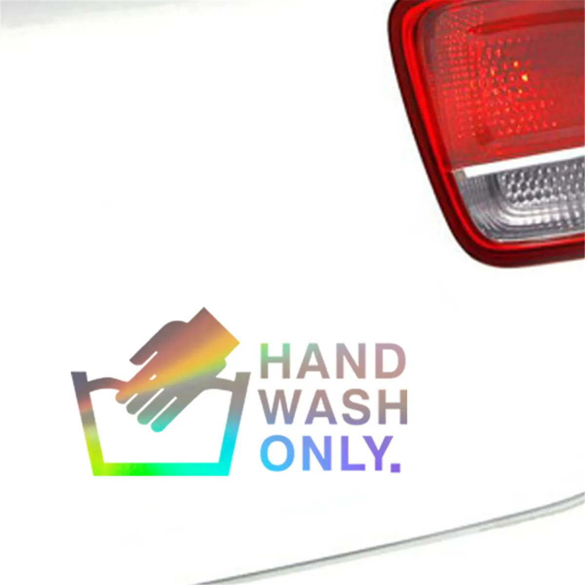 Hand Wash Only Sticker Car Window Door Laptop Bumper Skate Vinyl Decal Gift Die Cut Decals Laptop Window Glass