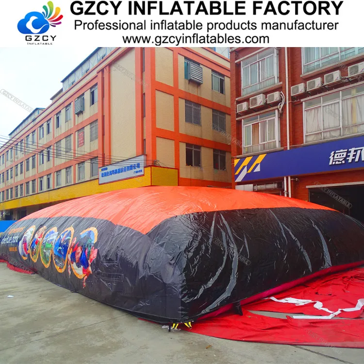Гигантская надувная воздушная подушка из ПВХ для bmx