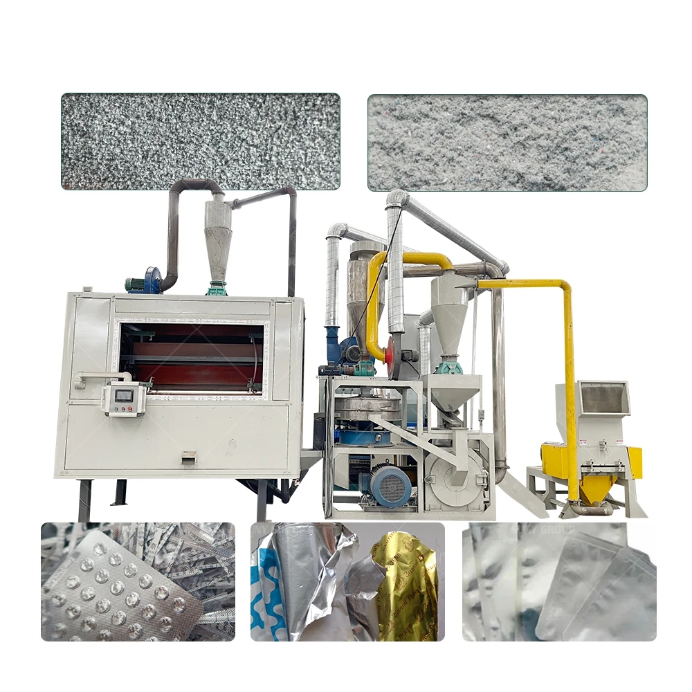 Aluminum Composite Panel Recycling Plant Aluminum Plastic Separator Machine
