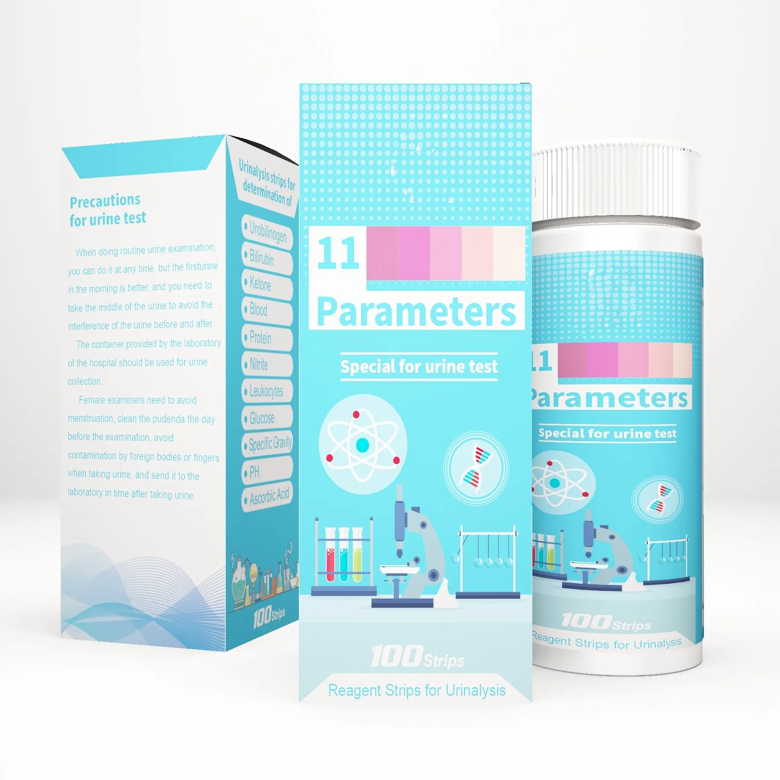 Medical Diagnostic Test Kits CE approved One Step urine test strip 11 parameter