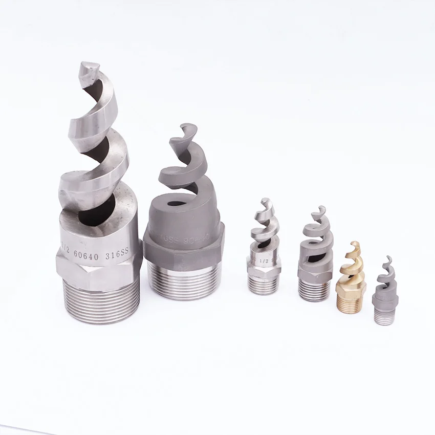 SS316 распылительная струя с охлаждающей башней, спиральная струя, полное распылительное сопло