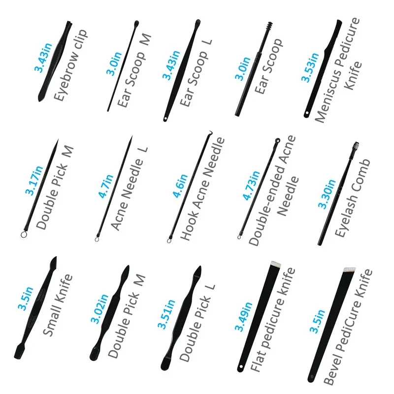 Manicure Set Professional Nail Clipper Kit-26 Pieces Stainless Steel Pedicure Kit Nail Grooming Care Tools with Travel Case