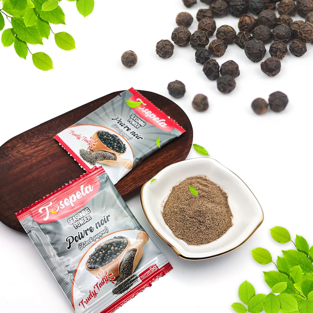 Chinese Dried Tosepela Pepper Powder High Quality Natural Black Pepper Dried Black Pepper Powder