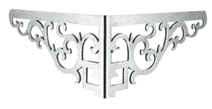 Antique Style Hollow-out Brass Furniture Feet Stainless Steel Decorative Metal Table Legs Bronze Sofa Leg