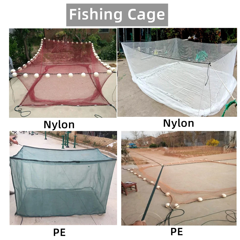 China high quality customized small big mesh Multifilament gillnets Purse seines fish cage net
