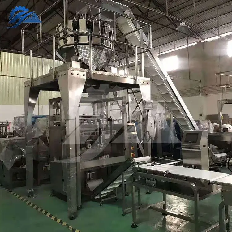 Multifunction vertical machine for packing potato chips
