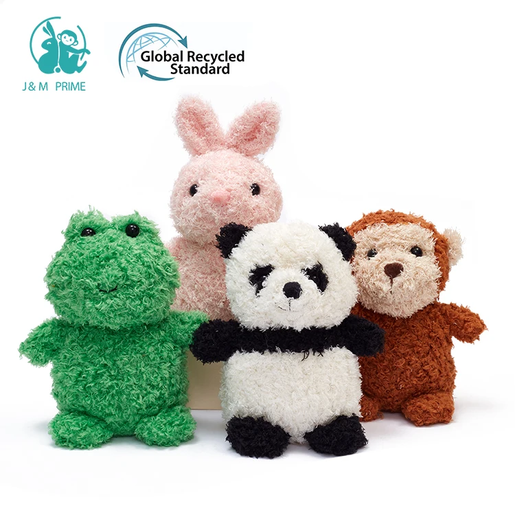 Wholesale Plush Jungle Animals Stuffed Frog Panda Bunny Monkey Plush Toys