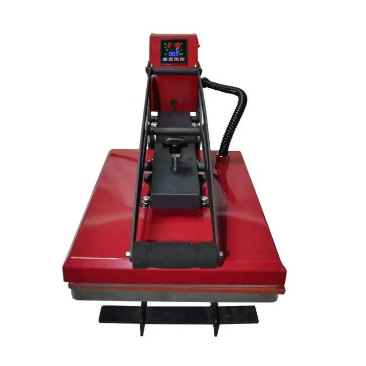 Single Station Manual High Pressure Heat Press Machine Flatbed Printer Fabrics Print Machine Tshirt Garment 55 Provided 1 Set PY