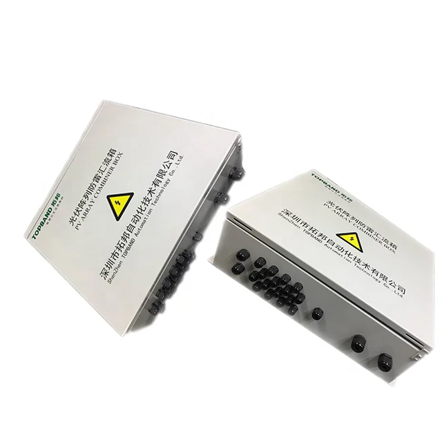 Solar Energy System IP65 12 In PV Combiner Box DC Combined Box