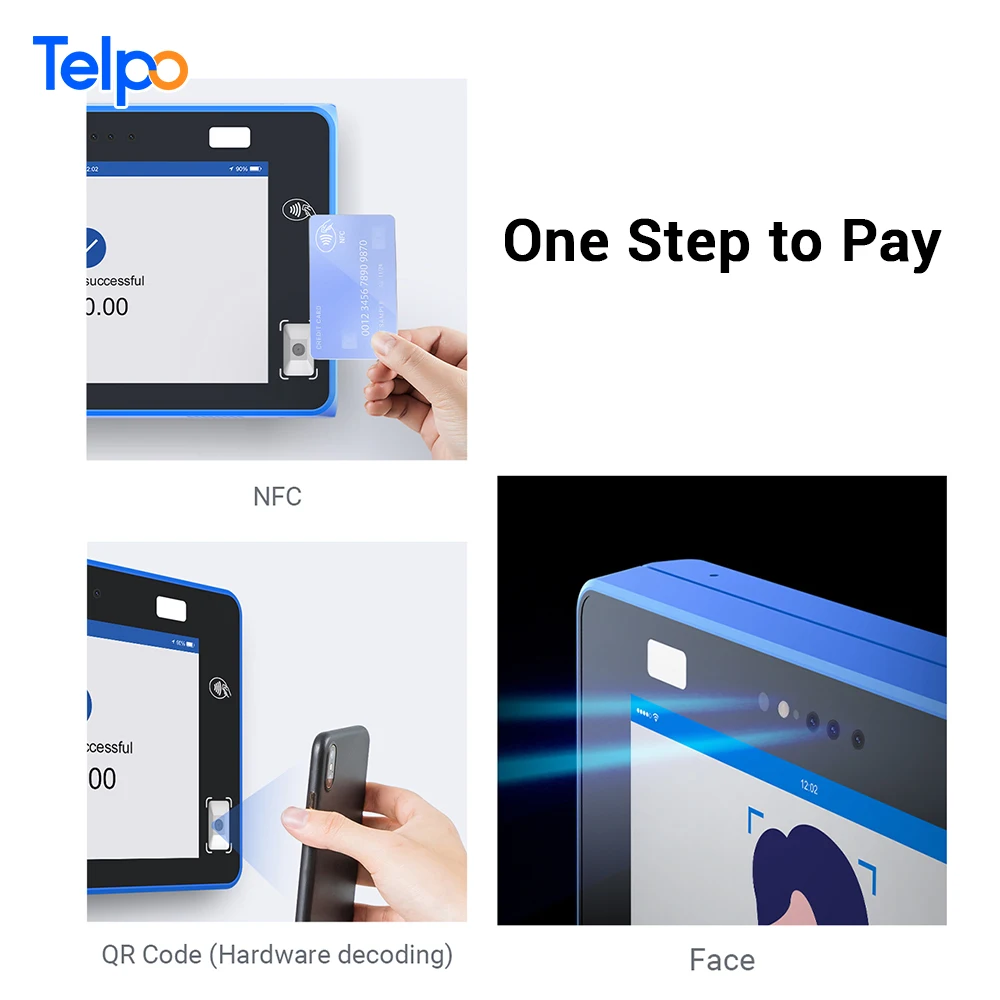 Telpo C31 Android Smart Mini POS терминал rfid кассовый аппарат с QR-кодом сканер