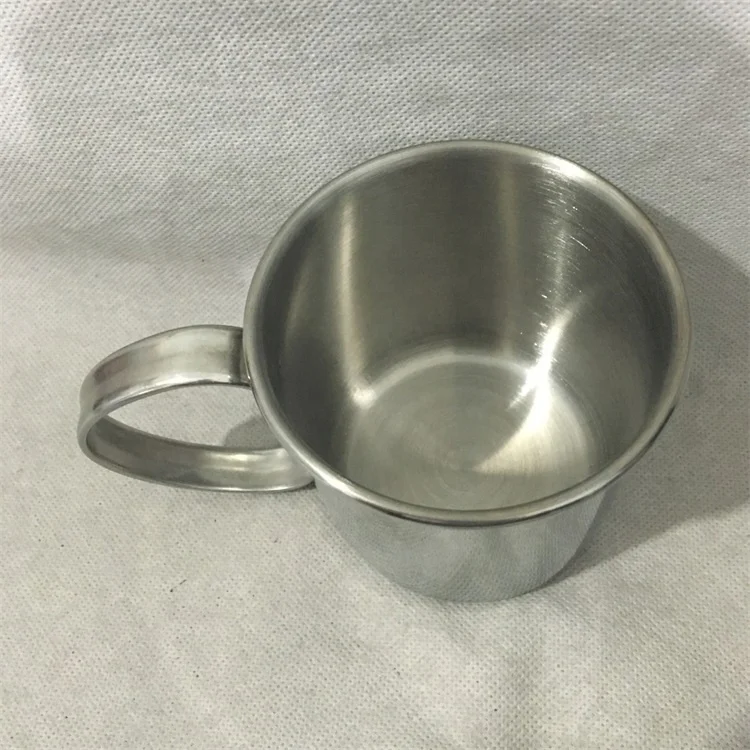 16oz Food Grade Moscow Mule Hammered Drum Silver Copper Plated Drinking Coffee Beer Cocktail Vodka Mint Julep Ginger Tea Mug Cup