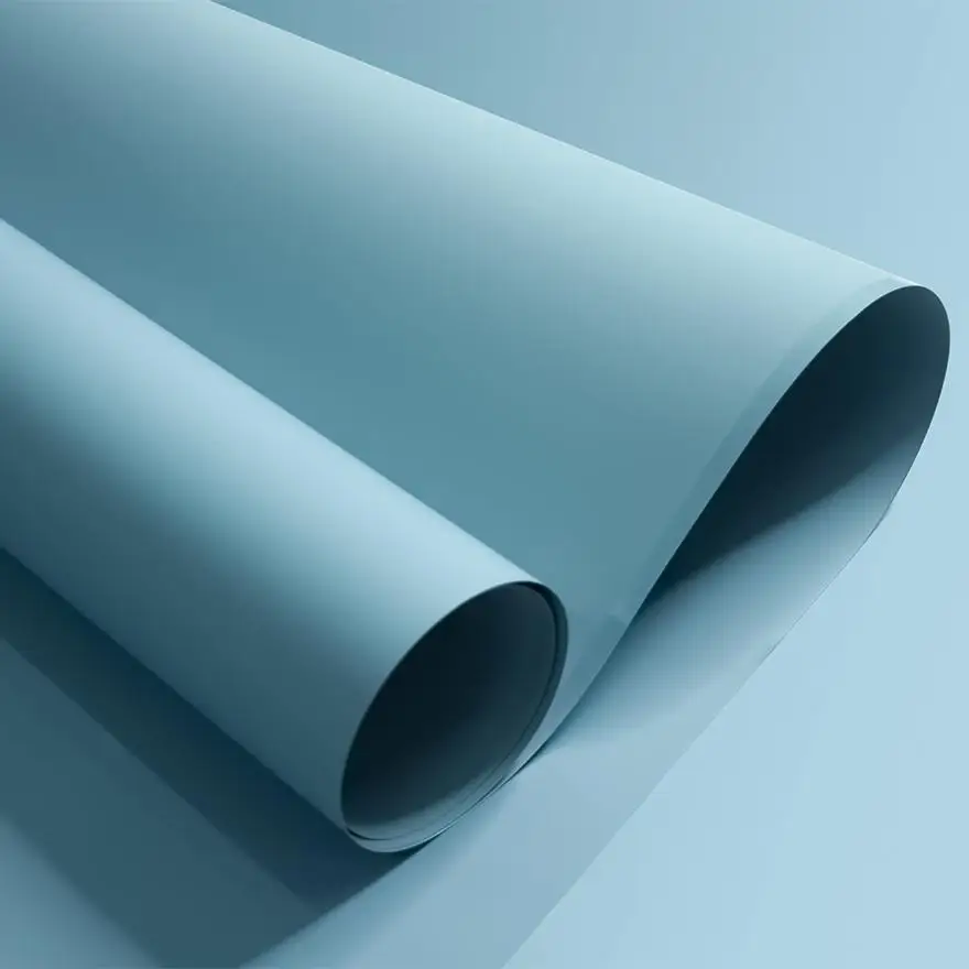 
0.35mm Solid Color Blister Decorative Foil Customized deco film Bright Luster Decor Sheet for Furniture and Steel Door 