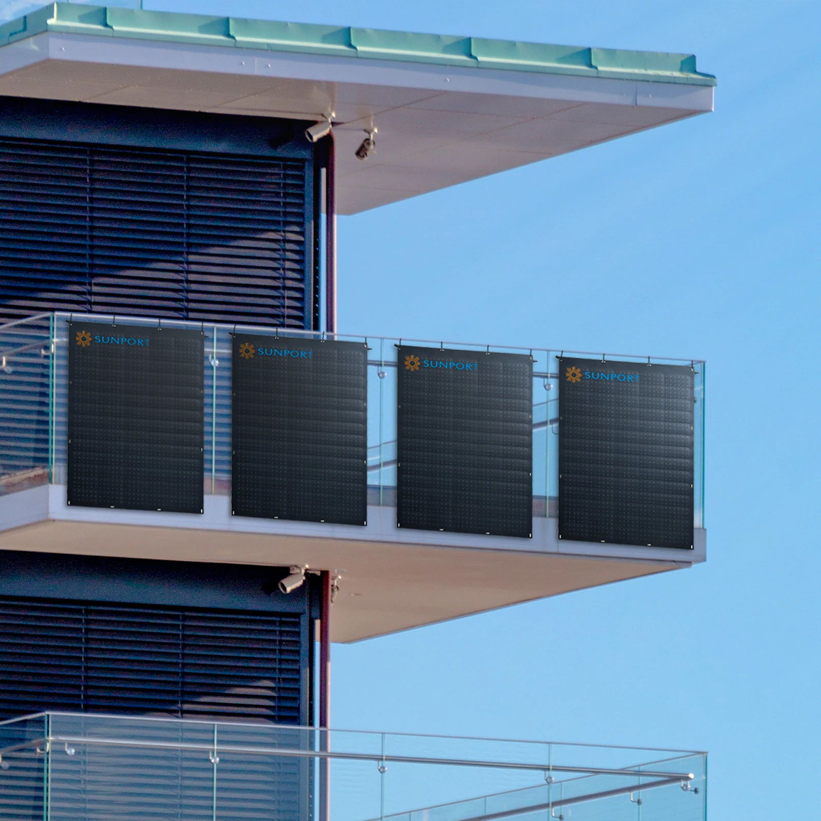 Sunport Power New Products Balcony Solar System 200W 400W 800W flexible solar module pv balcony