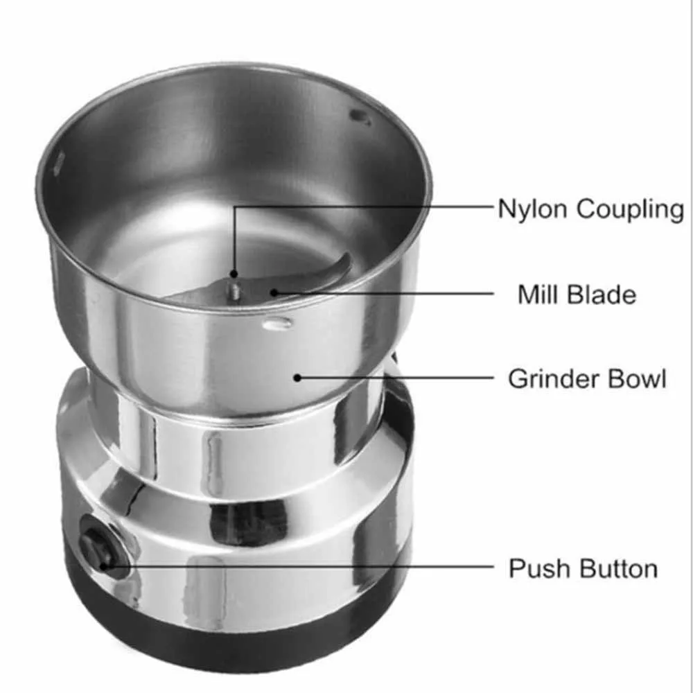 2023 Hot Selling Electric Seasoning Spice Coffee Grinder Machine Milling Machine Commercial Electric Coffee Grinder