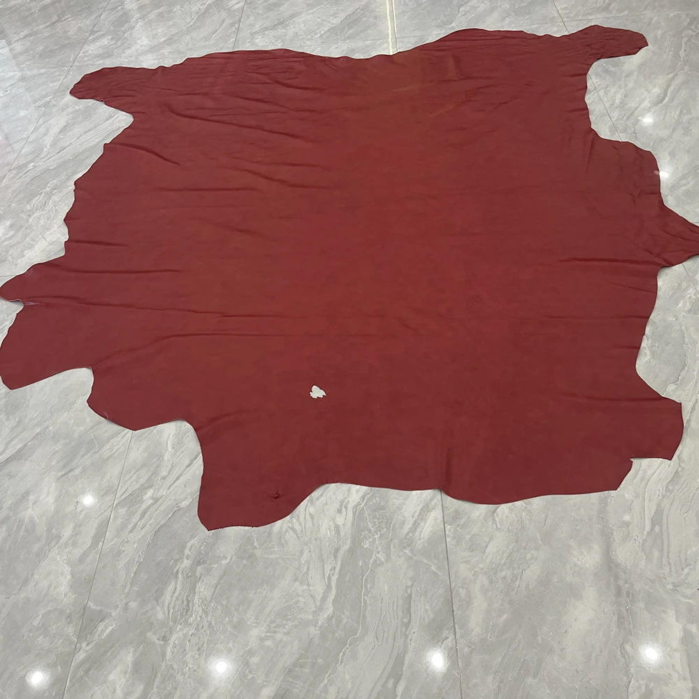 custom color full hide 100% pure genuine red cow pure leather fabric,pure cow leather for sofa set