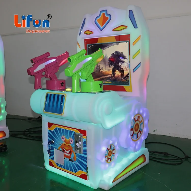 Factory Wholesale Lifang Transformer Design Coin Operated Arcade Shooting Game Kids Indoor Game Machine For Sale