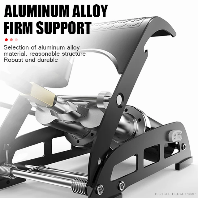 Складной велосипедный воздушный насос Xunting 180psi, двухцилиндровый портативный насос с манометром