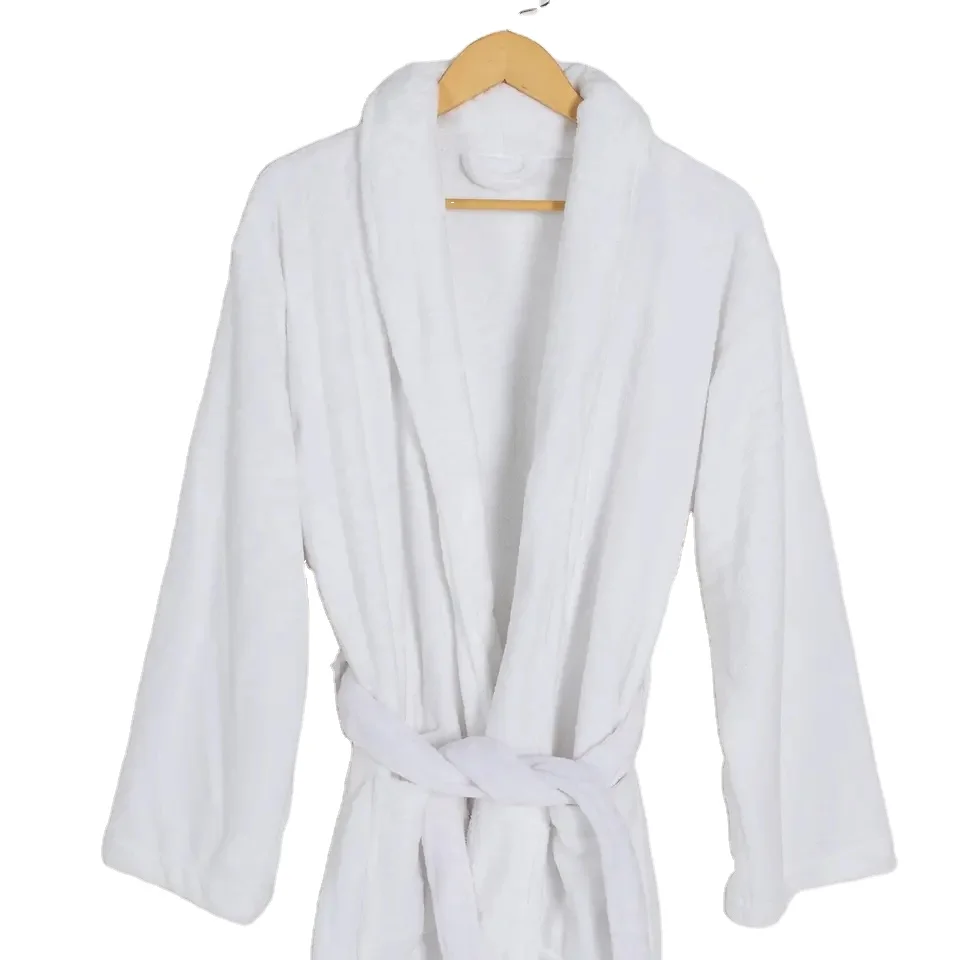 Luxurious Bathrobe Women Cotton custom bath robe Bathrobe Towel Set