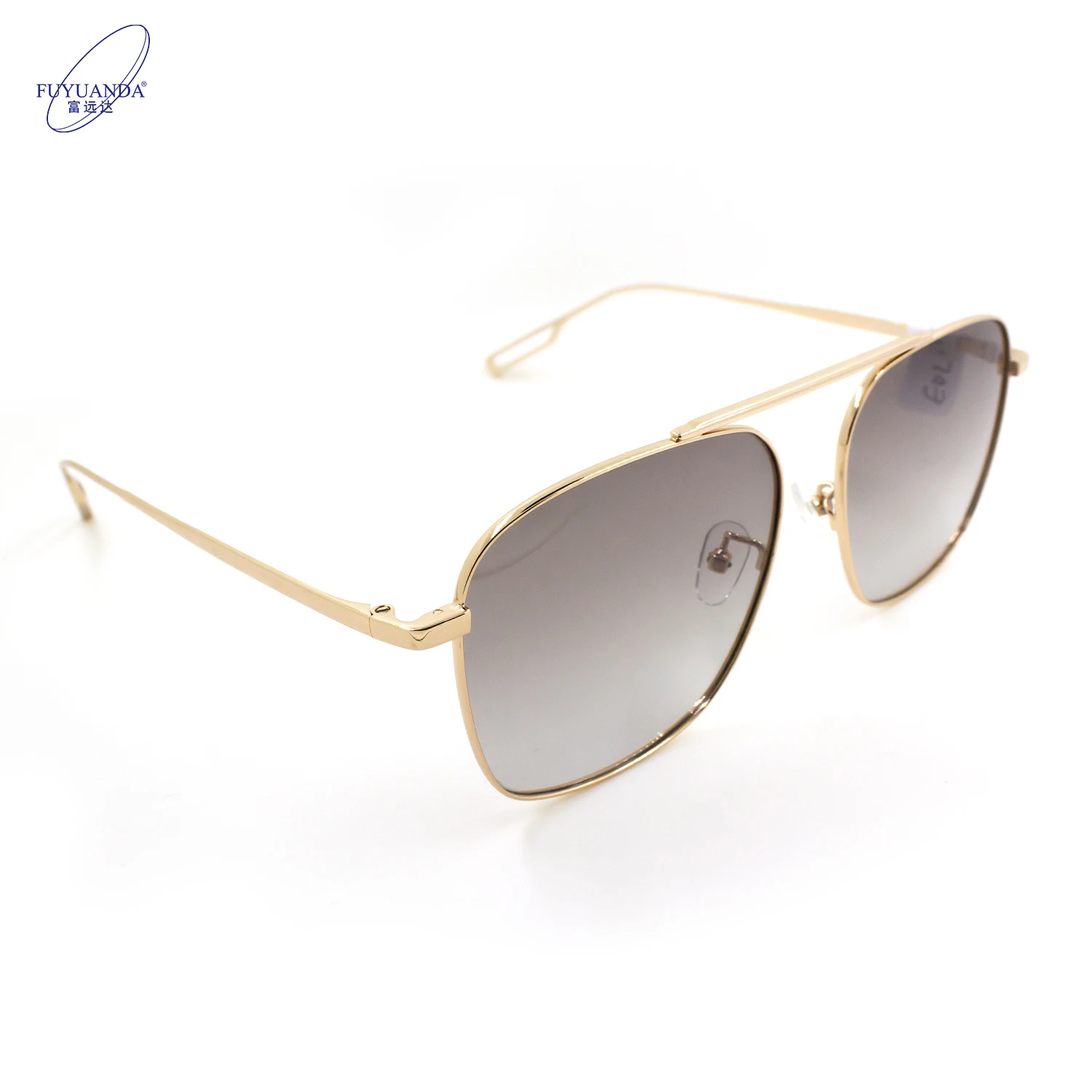 Винтажные Квадратные Солнцезащитные очки с логотипом под заказ металлические солнцезащитные для взрослых и детей