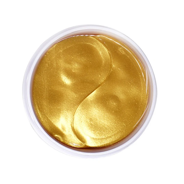 Custom Logo 24k Gold Collagen Hydrogel Under Eye Mask Sleeping Aloe Vera Eye Patch For Puffy Eyes
