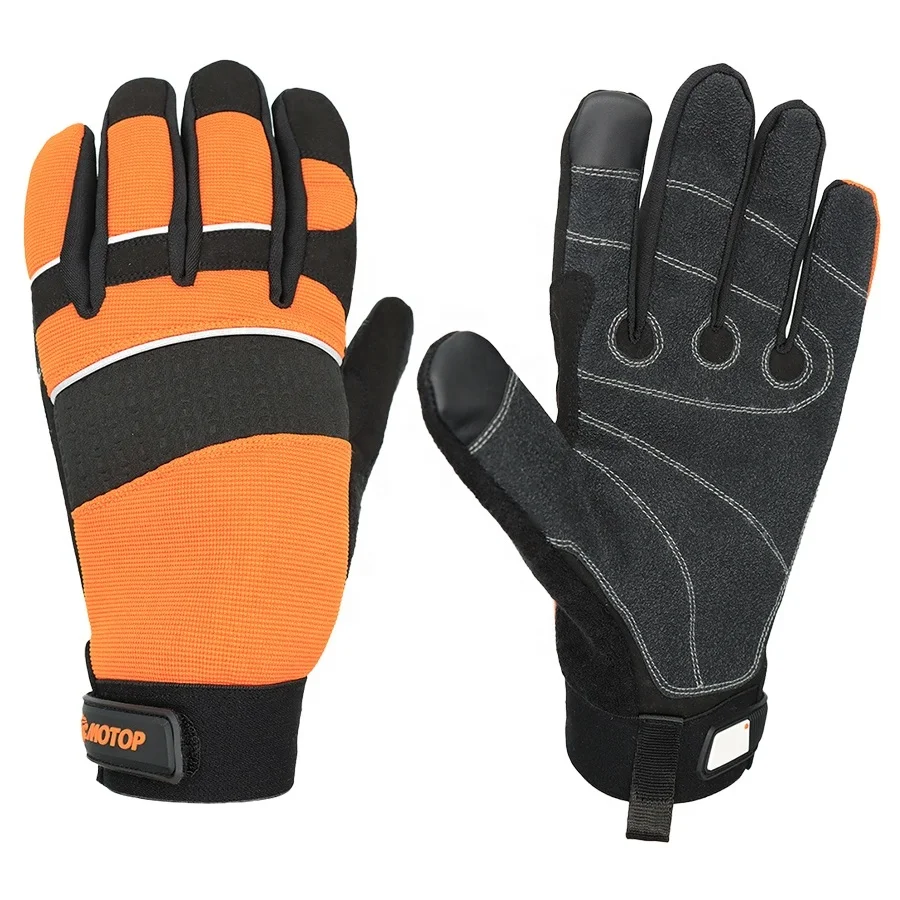 MOTOP Anti Vibration Safety Work Gloves with Touch Screen Impact Glove