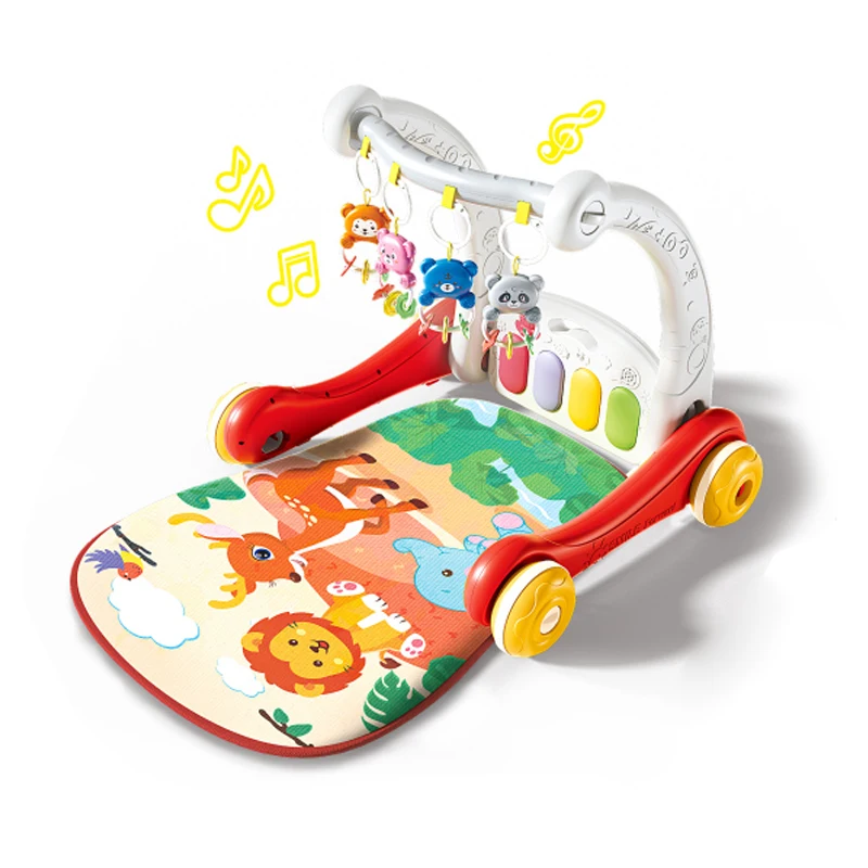 BGL Baby Gym Play Mat Musical Piano Baby Activity Center with Learning Sensory Toys baby Tummy Time Mat