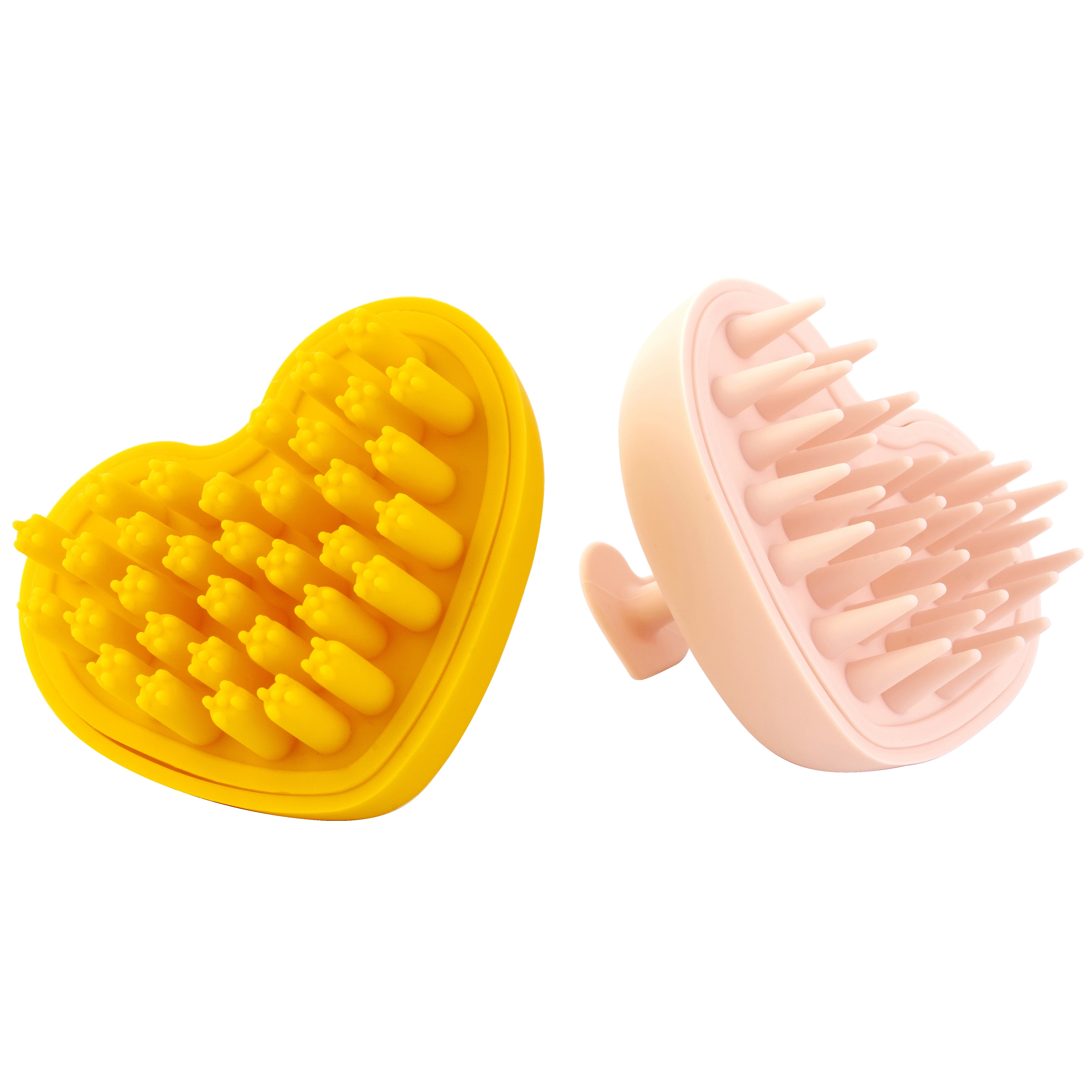 100% Food Grade Silicone Manual Scalp Brush Hand Massager Tools Comb