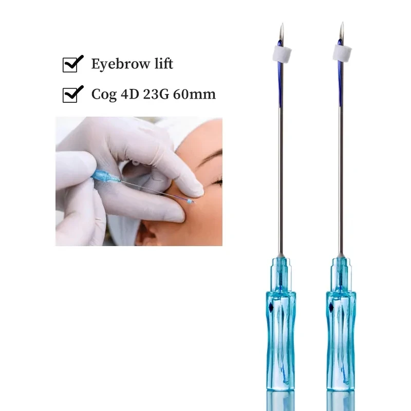 Beauty ce absorbable fox eye brow barbed 4d cog 23g hilos tensores pdo threads lift korea