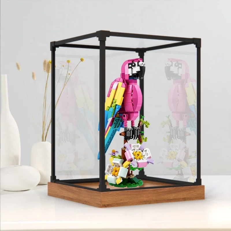 Acrylic Display Case Box Clear Dustproof Protection Showcase for Collectibles Display