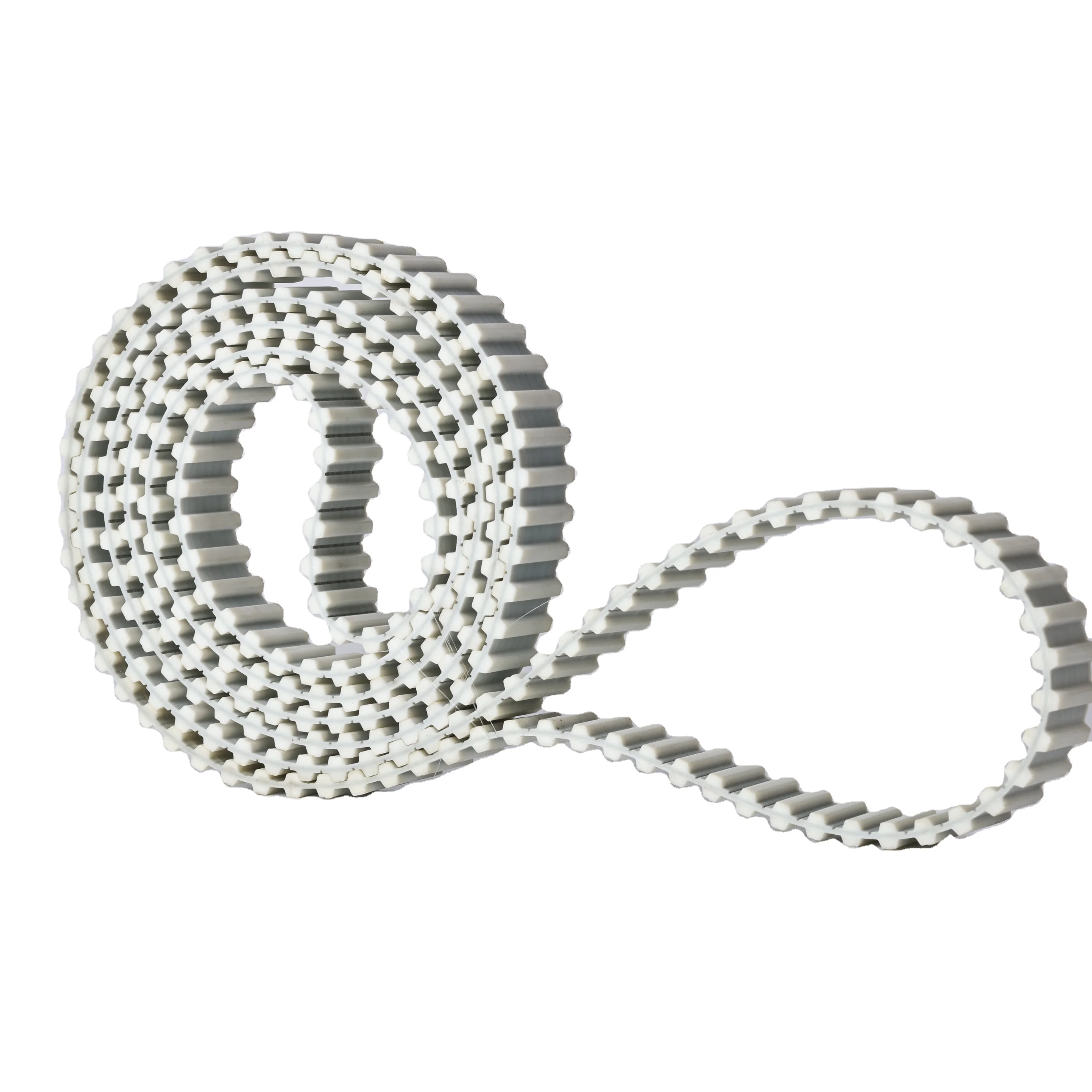 Double sided metric truly endless or flex polyurethane timing belts