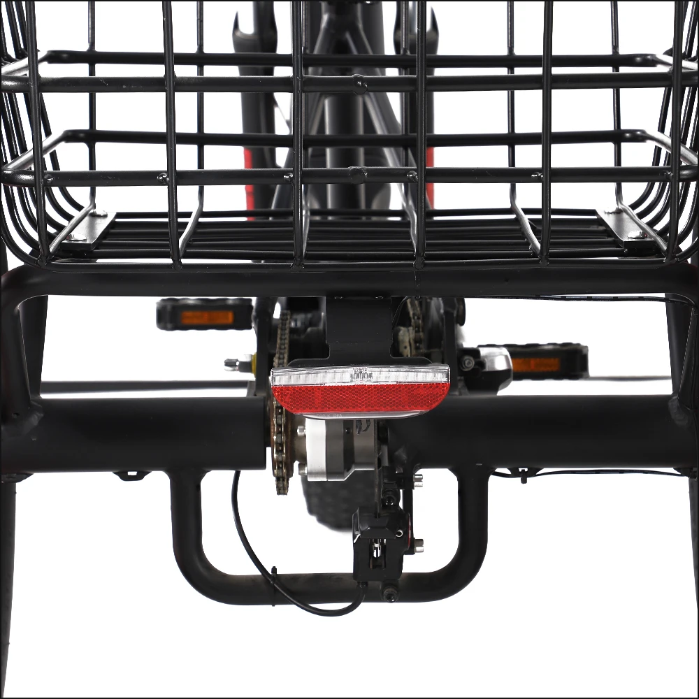 EZREAL high performance 500w mid drive electric tricycle 3 wheels e trike cargo bike with shimano nexus 3 speed eco bicycle