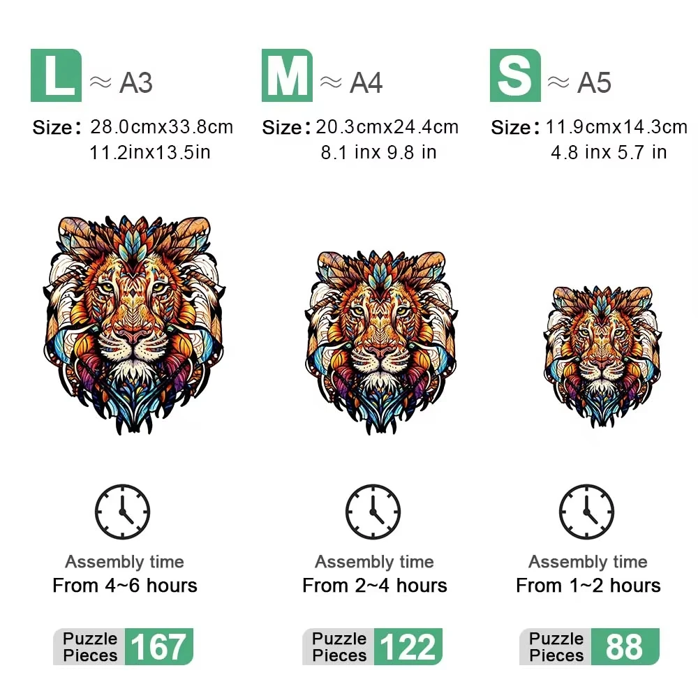 Adult Wooden Puzzles Hot-Selling Educational Jigsaw Puzzle Adults and Kids Animal Shaped Pieces Customized Children Irregular