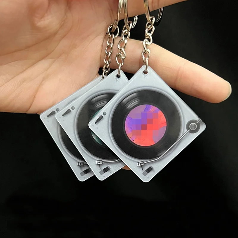 Китайский производитель сделай так персонализированный УФ-Принт фото Nfc квадратный Instagram мини-альбом Cd-бокс акриловый брелок
