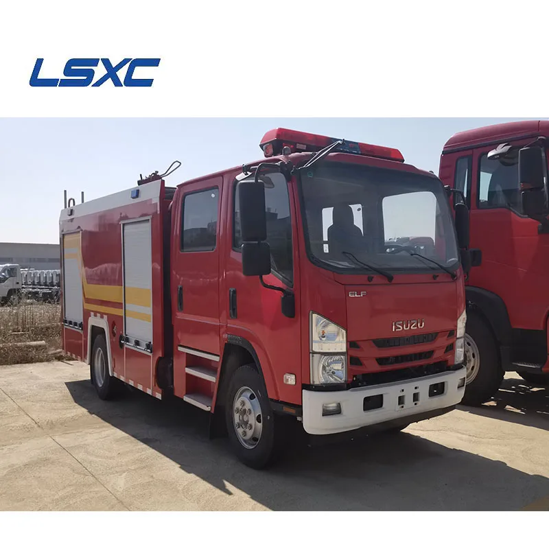 ISUZU Multifunctional fire truck 3 m3 fire truck foam powder rescue truck