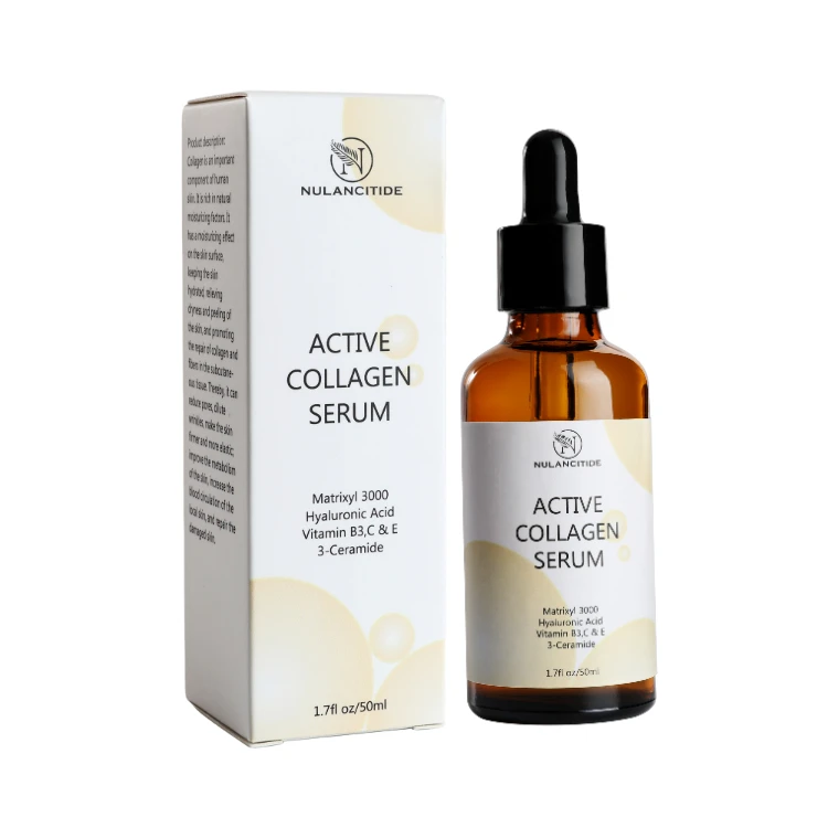 50ml Organic Hydra Facial Skin Care Serum Face Moisturizing Anti-aging Collagen Serum Private Label Wholesale