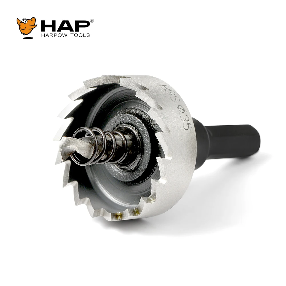 35mm Hole Opener HSS Hole Saw with Arbor for Wood Metal Cutting